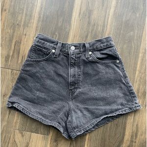 high waisted mom short